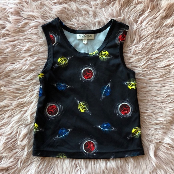 vintage le château planet tank top - Picture 1 of 2